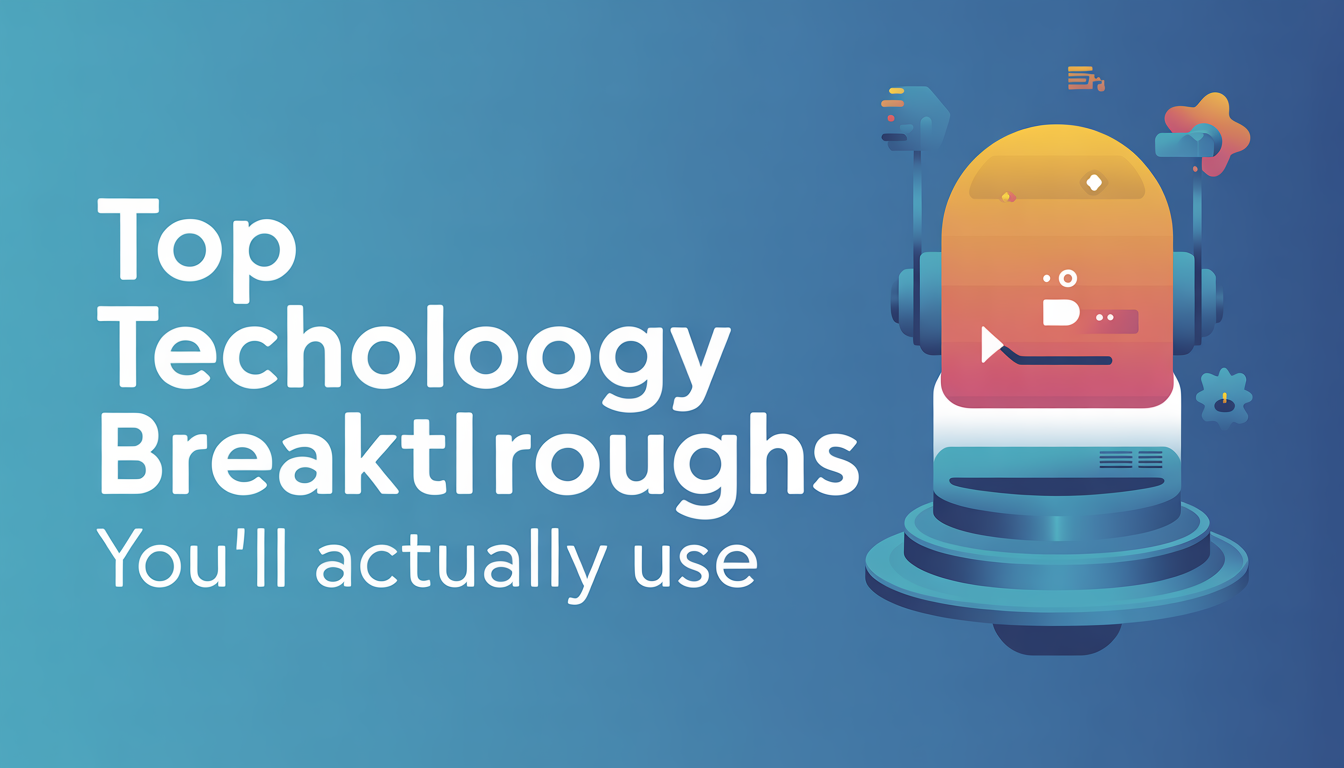 Top Technology Breakthroughs You’ll Actually Use